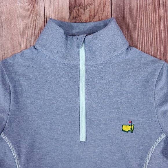 NWT Masters Magnolia Lane Tech Womens XS Blue 1/4 Zip Performance Pullover Blue - Picture 3 of 15